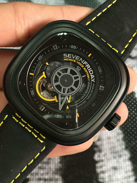 高仿七個星期五 SevenFriday MICAH'S VOICE PVD外殼 黑色面