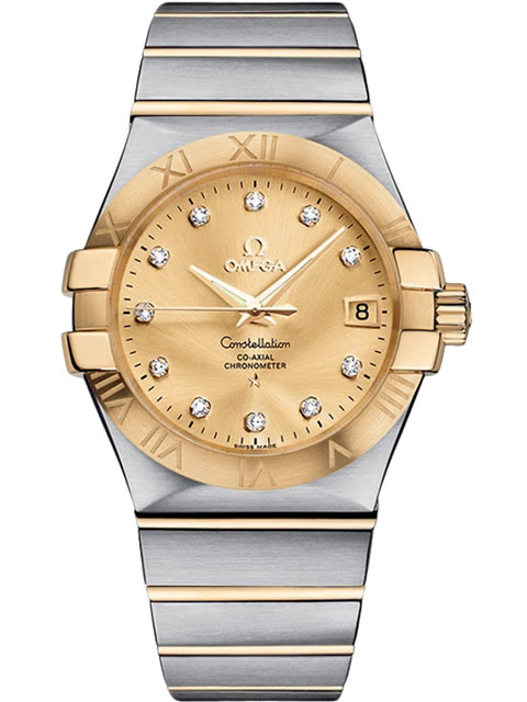 歐米茄星座38毫米同軸腕錶系列123.25.38.21.58.002腕錶