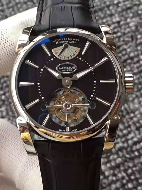 高仿帕瑪強尼手錶-Tourbillon系列 手動陀飛輪機械手錶