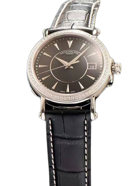 PATEK PHILIPPE百達翡麗古典錶系列5153G-001鑲鉆腕錶