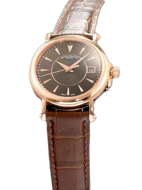 PATEK PHILIPPE百達翡麗古典錶系列5153R-001玫瑰金黑盤腕錶