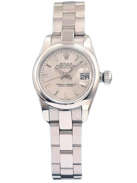 ROLEX勞力士日志型系列116200銀盤26毫米女士腕錶