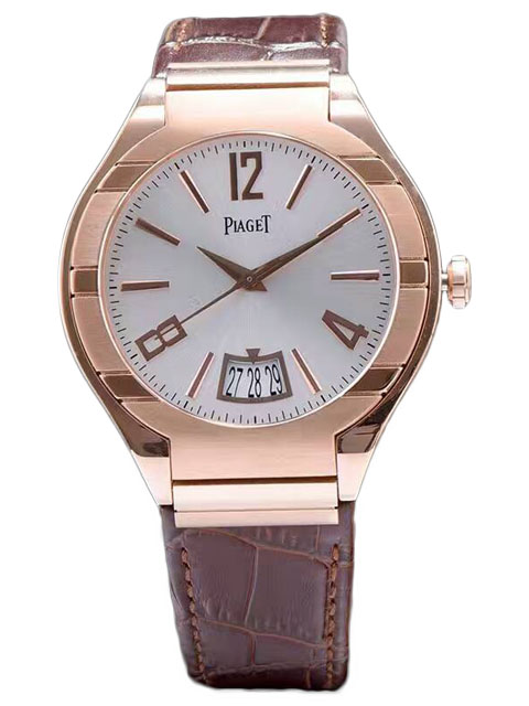 高仿伯爵手錶-PIAGET POLO系列G0A31149玫瑰金機械腕錶