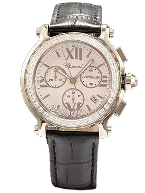 CHOPARD蕭邦女士系列283582-1002鑲鉆腕錶