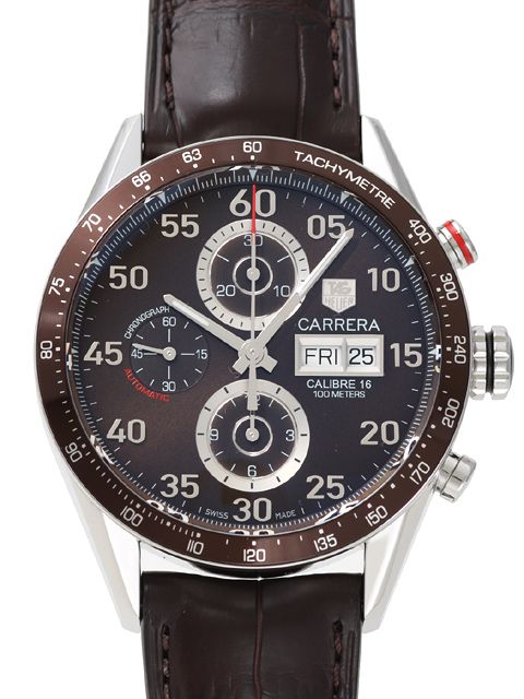 泰格豪雅TAG Heuer卡萊拉系列自動計時機械手錶CV2A12.FC6236