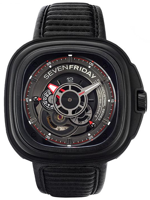 高仿七個星期五SevenFriday方形時尚潮流自動機械男錶P3B/01
