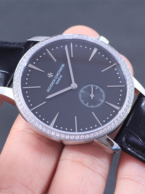 Vacheron Constantin江詩丹頓傳承系列1110U/000G-B086鑲鉆自動機械腕錶