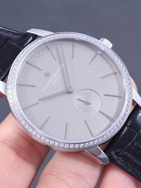 Vacheron Constantin江詩丹頓傳承系列1110U/000P-B087鑲鉆自動機械腕錶