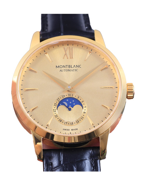 MONTBLANC萬寶龍HERITAGE SPIRIT系列U0111185黃金機械腕錶
