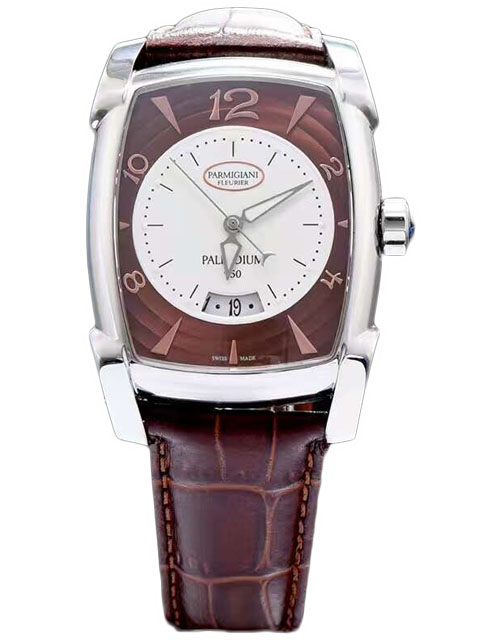 高仿帕瑪強尼手錶-Parmigiani Fleurier LIMITED EDITIONS系列PF011128.01栗色盤機械腕錶